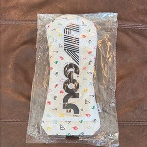 LIVgolf White Golf Club Headcover with Colorful Logos